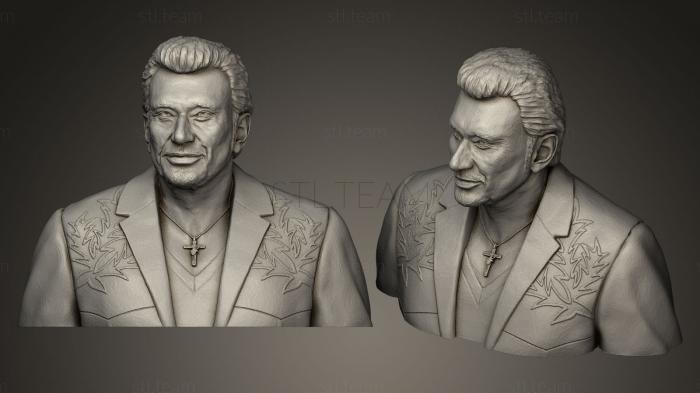 3D модель Джонни Холлидей (STL)